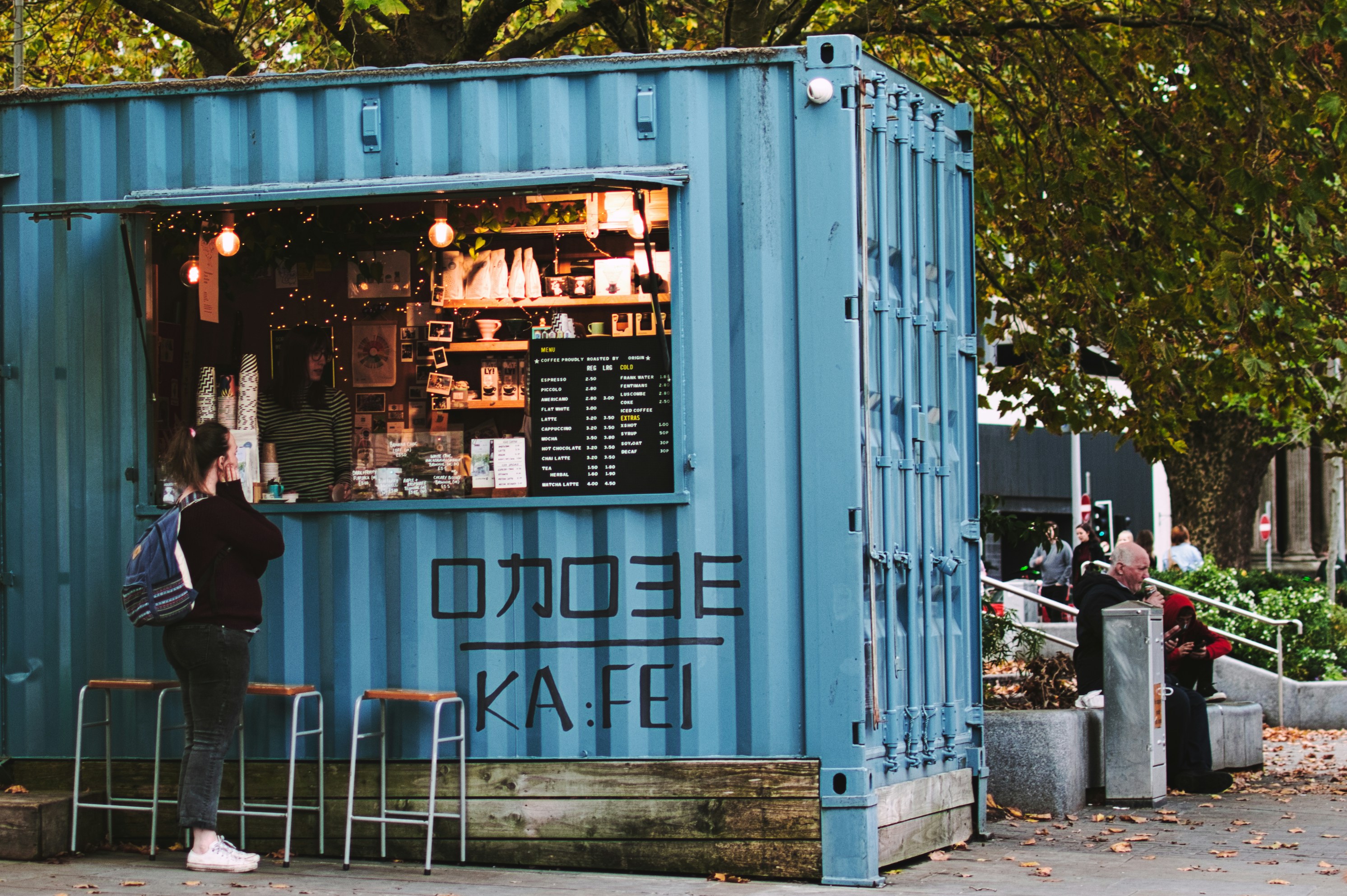 Container als Kiosk